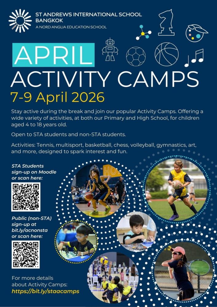 St. Andrews Bangkok April Activity Camps