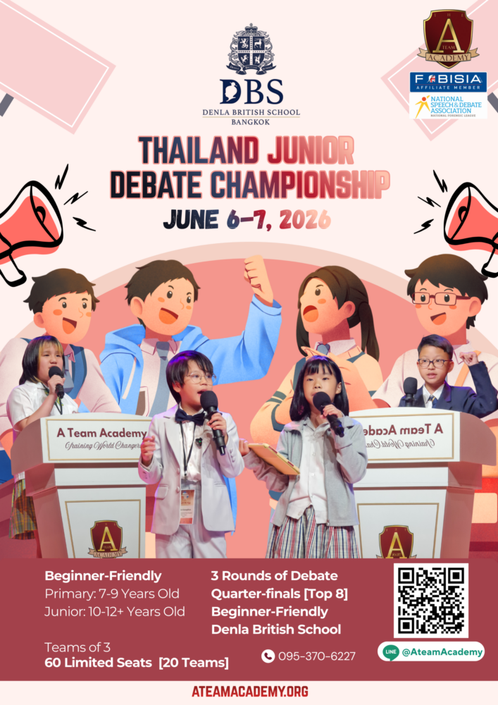 The A Team Academy Thailand Junior Debate Championship