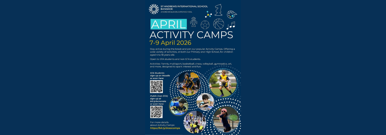 St. Andrews Bangkok April Activity Camps