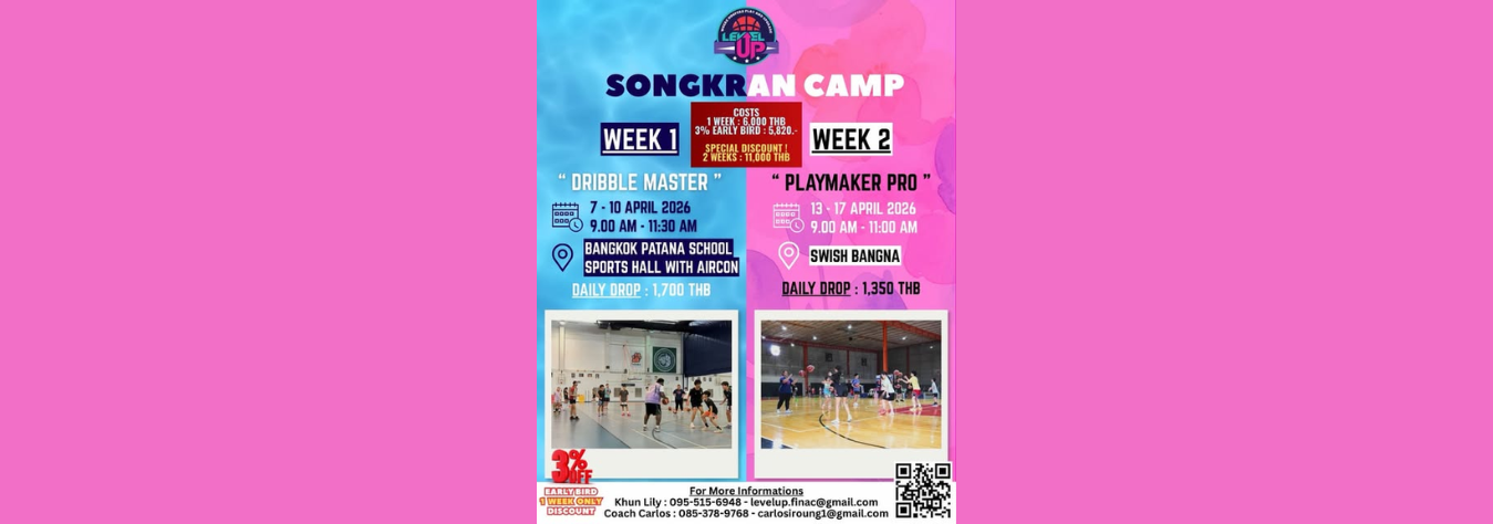 Level Up Basketball Academy Songkran Camp