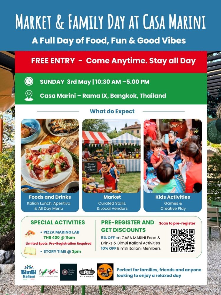 Bimbi Italiani Market & Family Day at Casa Marini