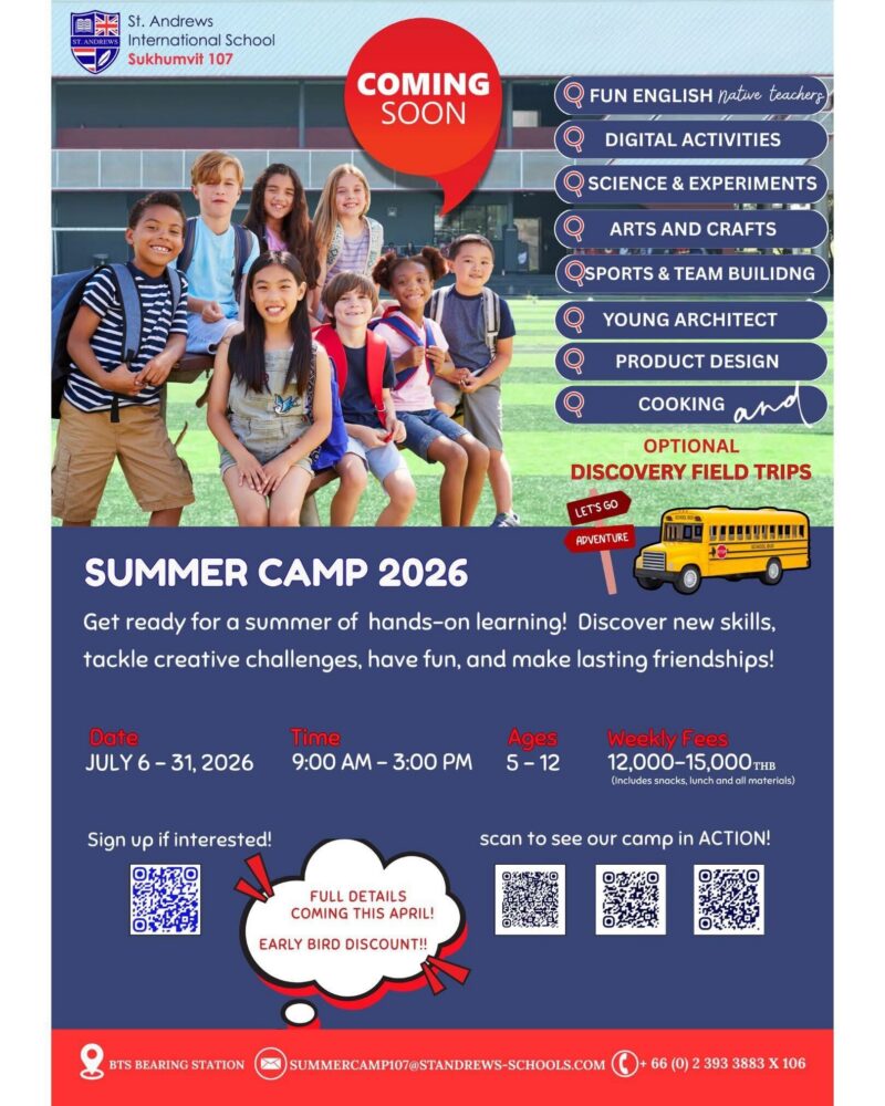St. Andrews Sukhumvit 107 Summer Camp 2026