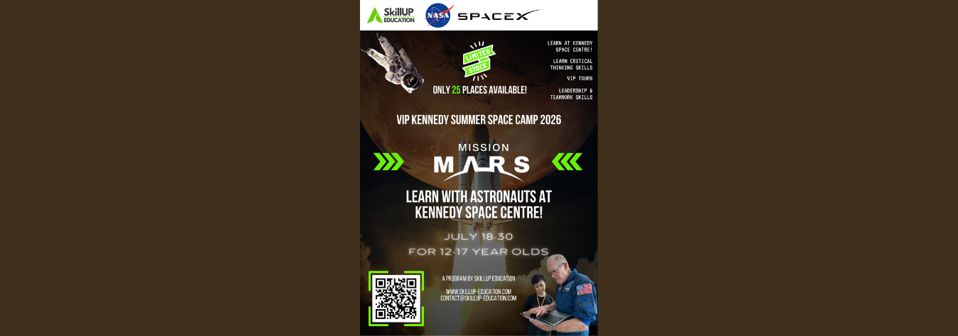 SkillUp Education Kennedy Space Camp 2026