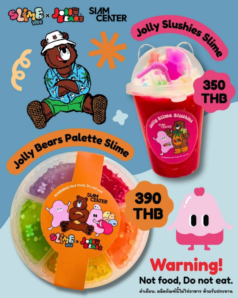 Slimeville x Siam Center x Jolly Bears Jolly Lab Slime Workshop