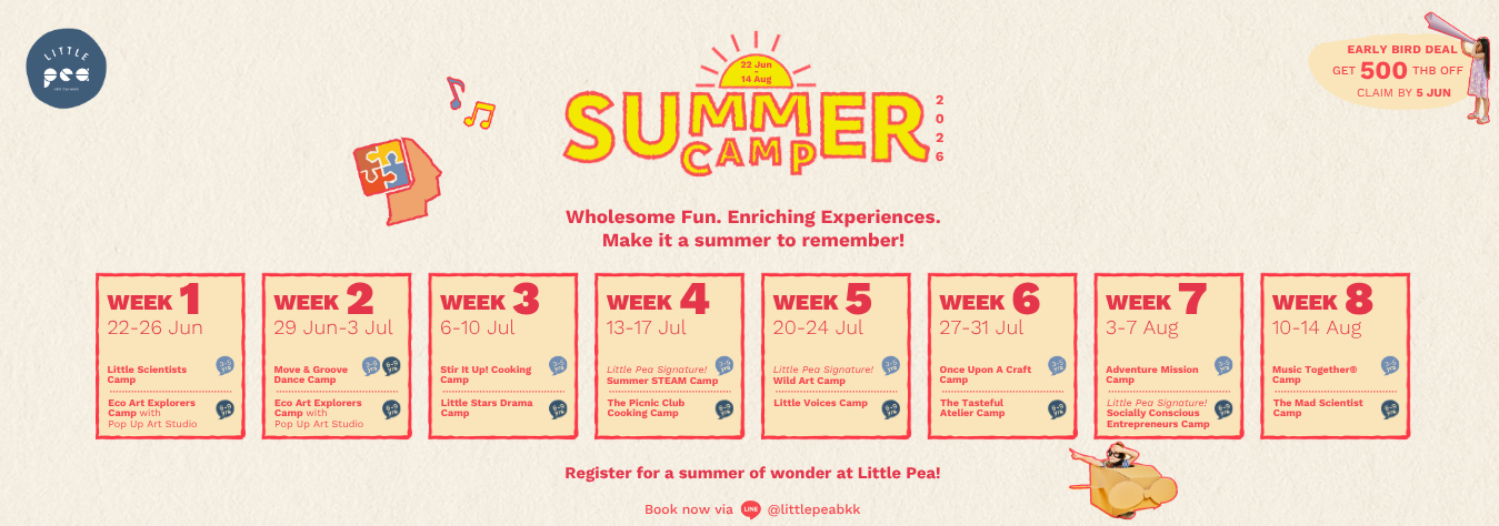 Little Pea Kids Commons Summer Camp 2026