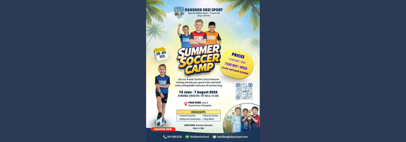 Bangkok Ensi Sport Summer Soccer Camp 2026