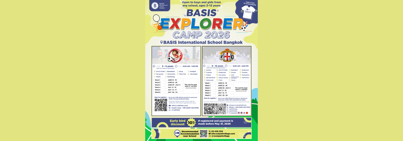 Can U Kick It x BASIS Bangkok Explorer Camp 2026