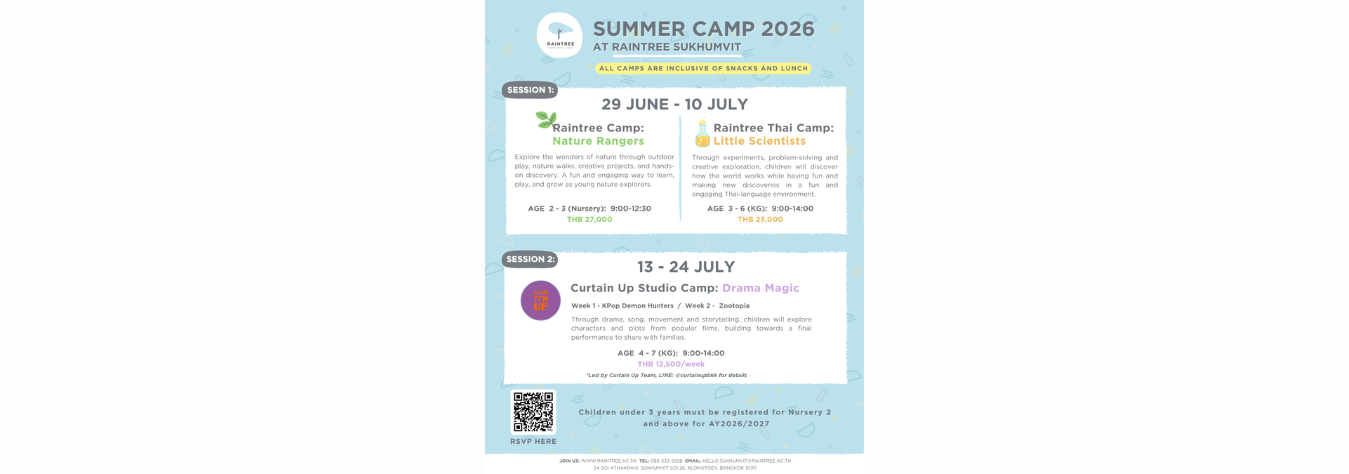 Raintree International School Summer Camp 2026