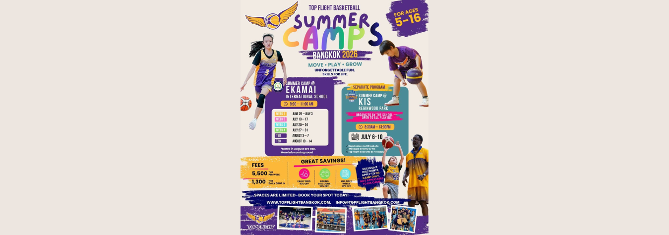 Top Flight Bangkok Summer Camps 2026