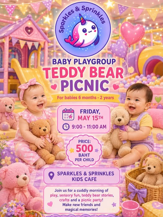 Sparkles & Sprinkles Teddy Bear Picnic Baby Playgroup