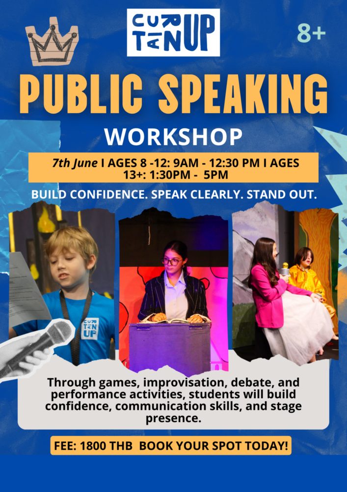 Curtain Up Studios Public Speaking Workshop