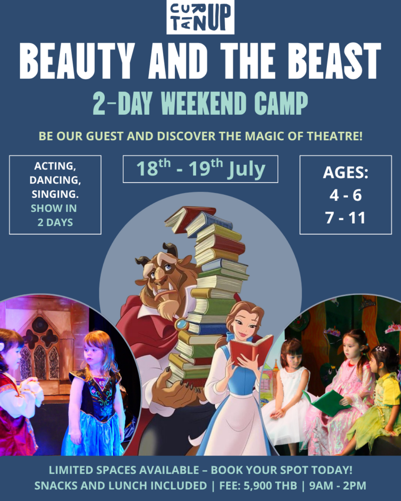 Curtain Up BKK Beauty and the Beast 2-Day Weekend Camp