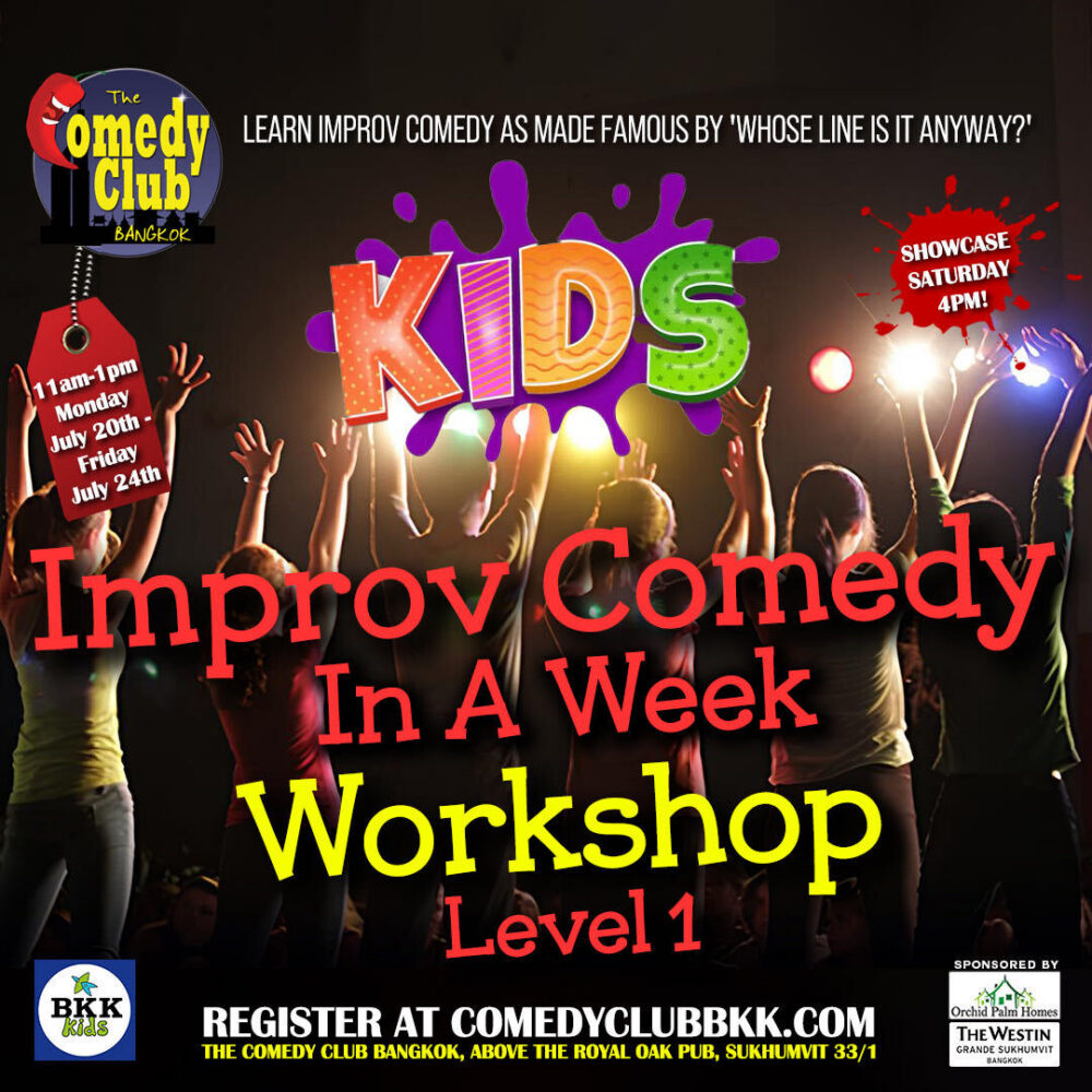 The Comedy Club Bangkok’s Kids Improv Comedy Workshop