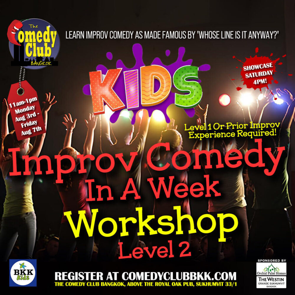 The Comedy Club Bangkok’s Kids Improv Comedy Workshop