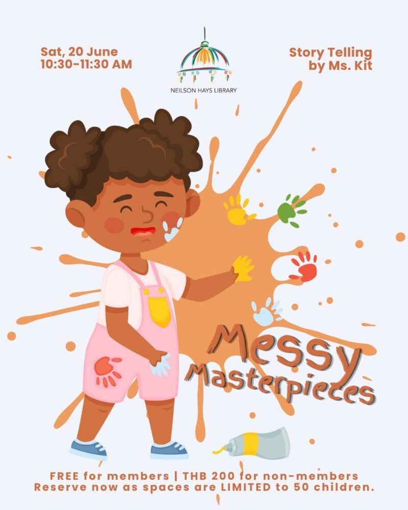 Neilson Hays Library Messy Masterpieces