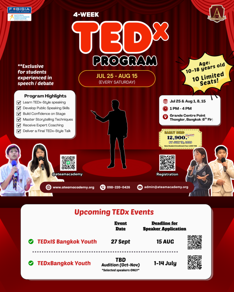 A Team Academy TEDx Program (4-Week Intensive)
