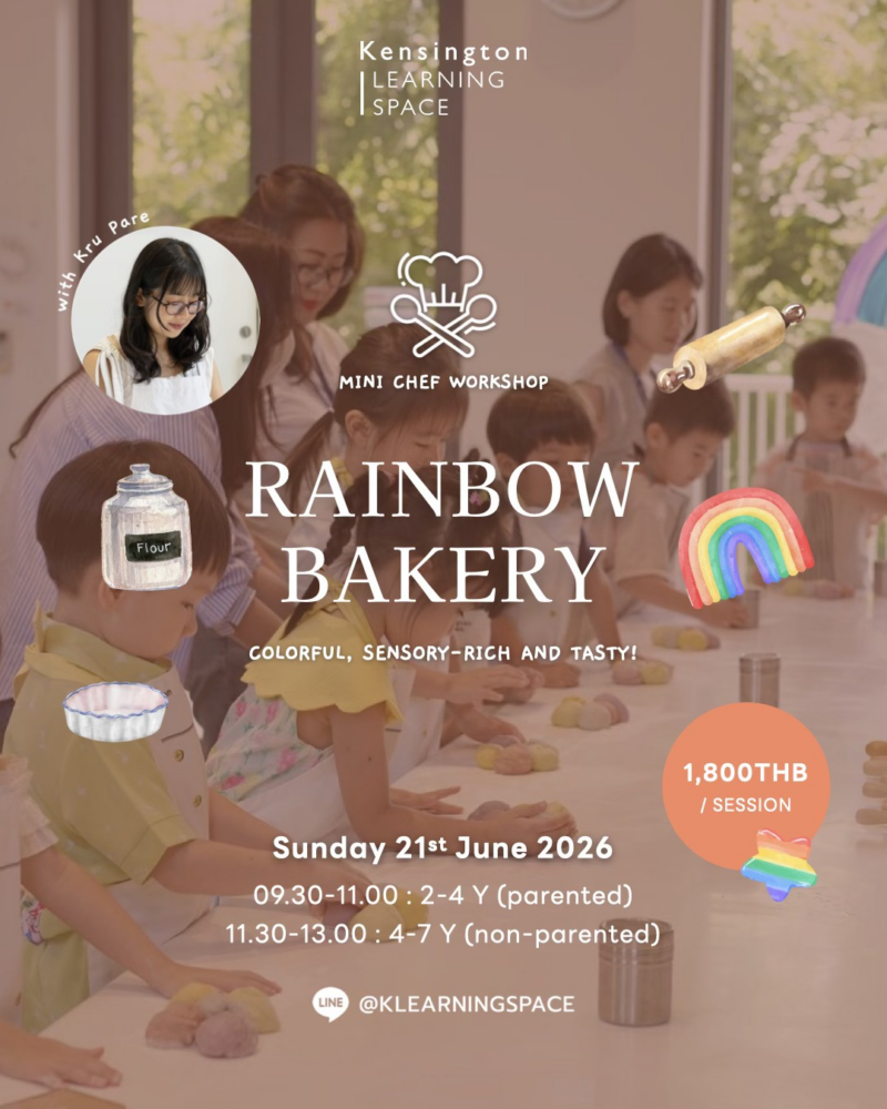 Kensington Learning Space Rainbow Bakery Mini Chef Workshop