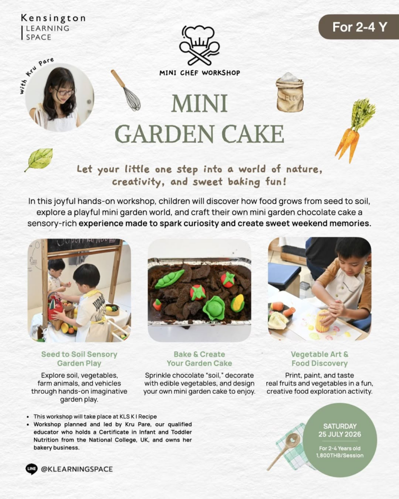 Kensington Learning Space Mini Garden Cake Workshop
