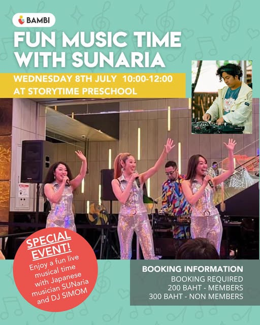 BAMBI Bangkok Fun Live Music Time with Sunaria