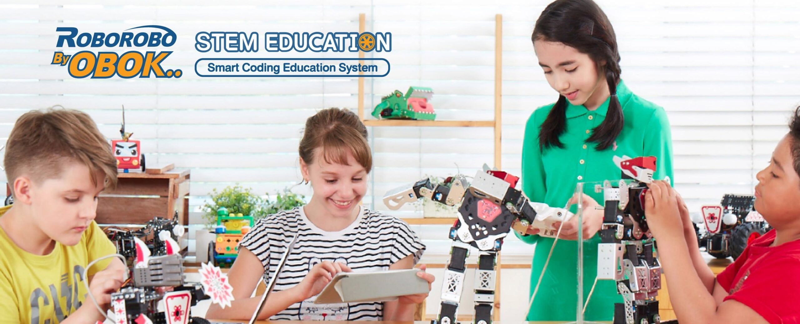 Roborobo by Obok is a leading South Korean educational robotics brand that offers hands-on STEAM learning through robot-building kits and coding activities. Designed for kids as young as six, the kits use Lego-compatible blocks and card-based coding for a screen-free experience. With a structured curriculum and global reach, Roborobo helps children develop creativity, problem-solving, and logical thinking skills in a fun and interactive way.
