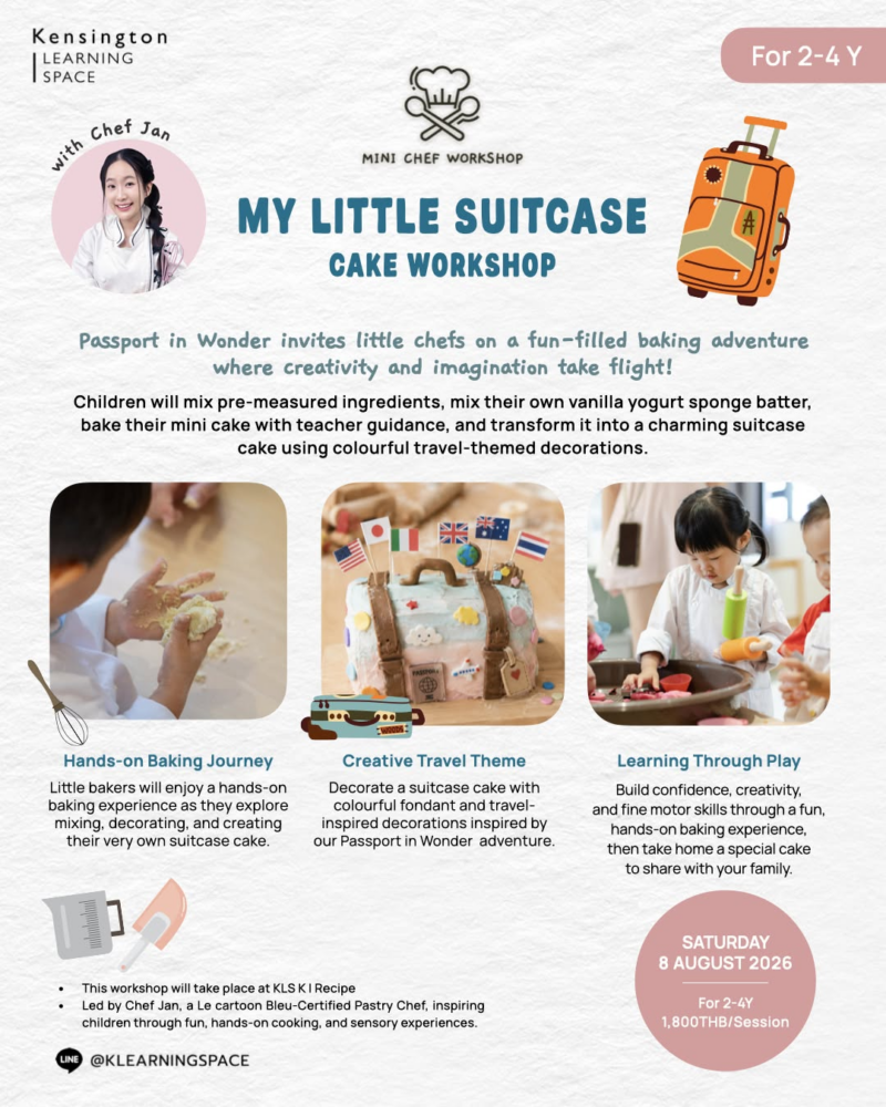 Kensington Learning Space My Little Suitcase Cake Workshop
