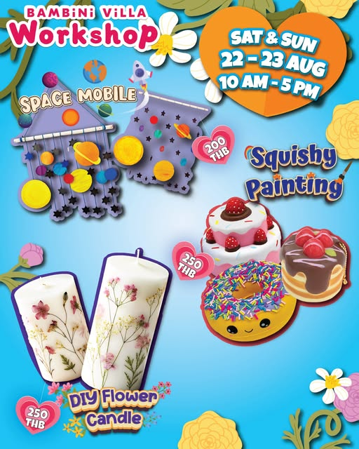 Bambini Villa Weekend Activities for Kids | 22–23 Aug
