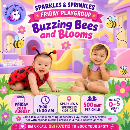Sparkles & Sprinkles Buzzing Bees & Blooms