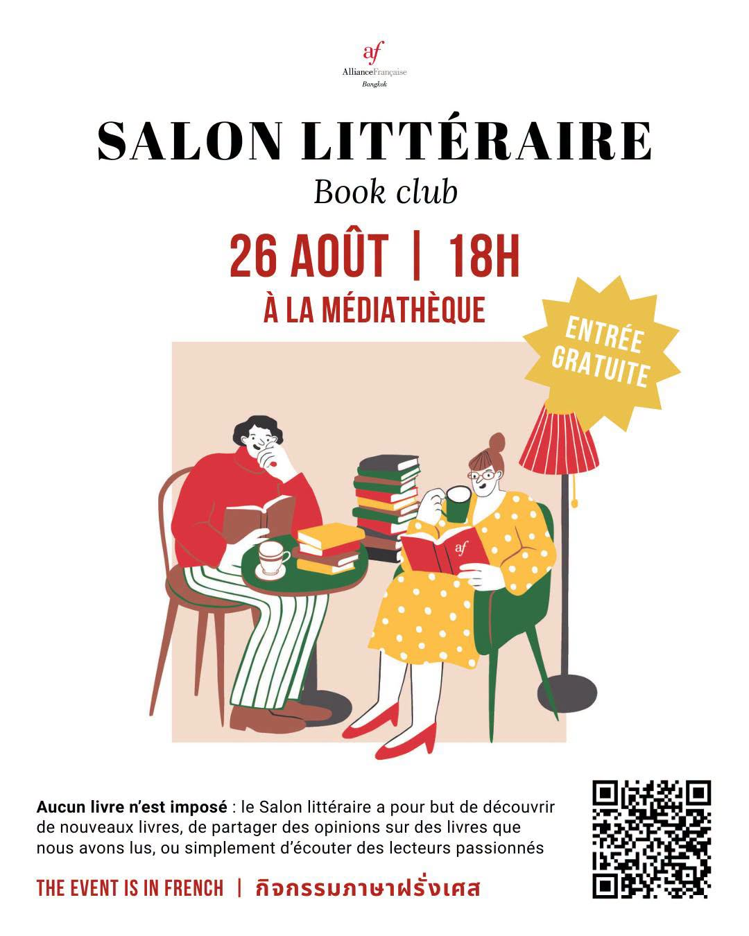 Alliance Française de Bangkok Book Events