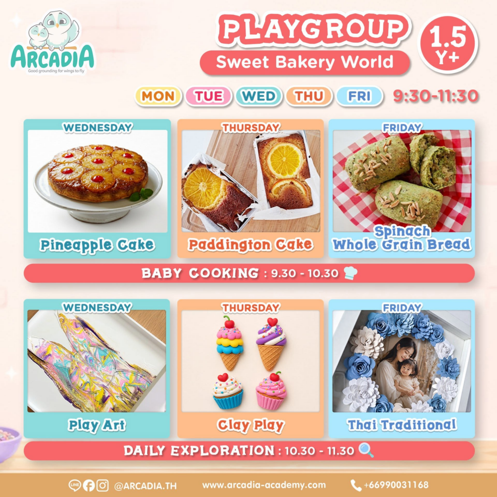 Arcadia Academy Weekly Theme : Sweet Bakery World