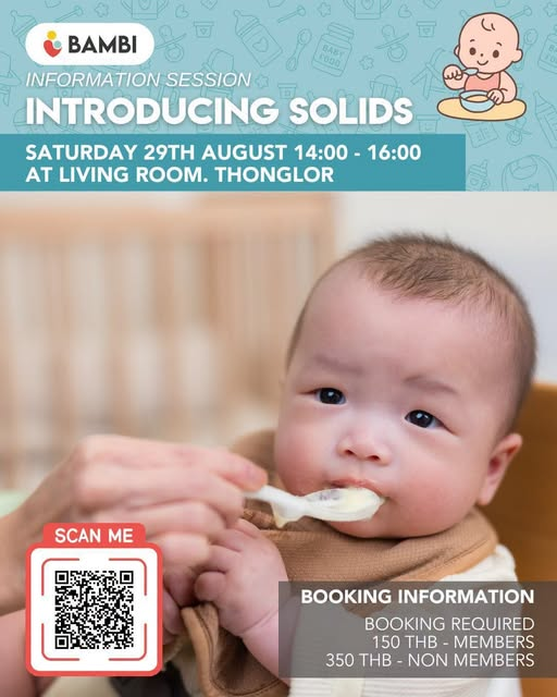 BAMBI Bangkok Starting Baby on Solid Foods (Weaning)