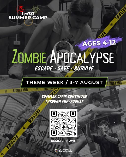 The Movement Playground Zombie Apocalypse Summer Camp