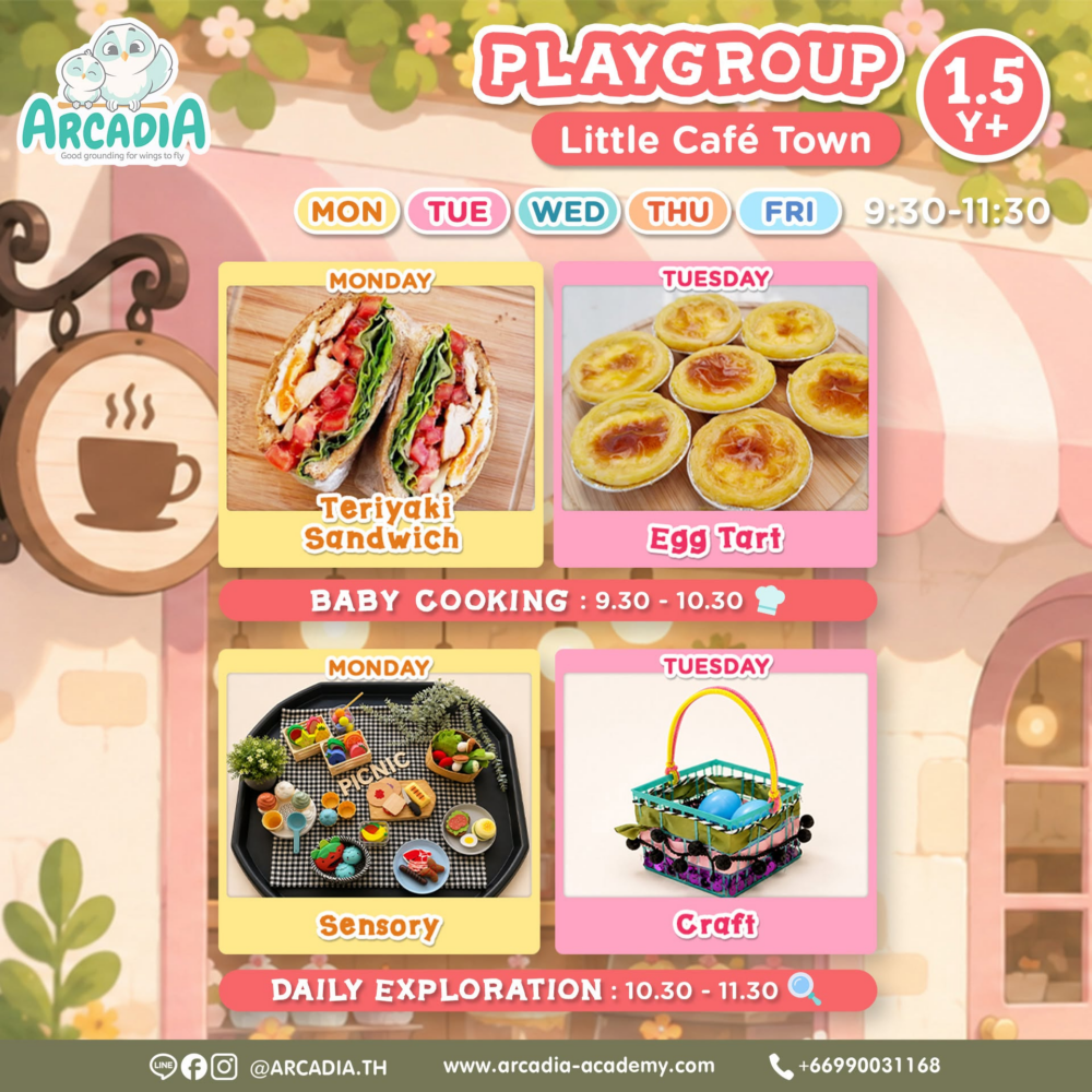 Arcadia Academy Weekly Theme : Little Cafe Town