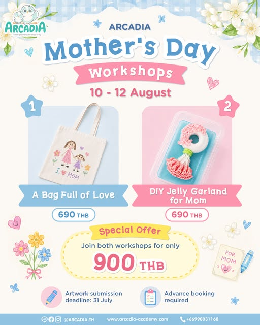 Arcadia Mother's Day Workshops