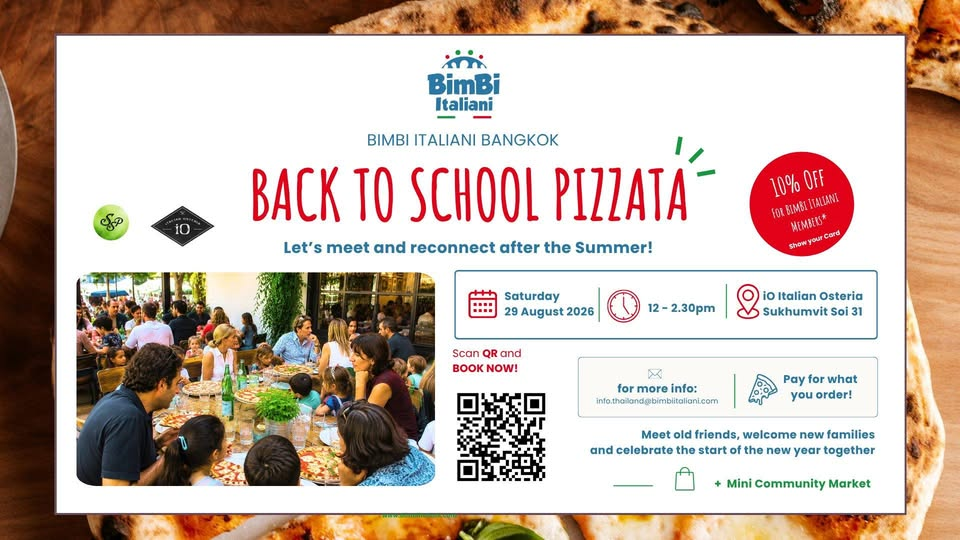BimBi Italiani Back to School Pizzata
