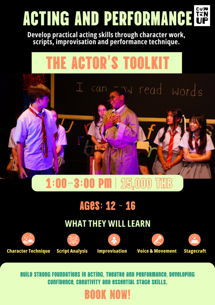 Curtain Up Bkk New Acting & Performance Classes