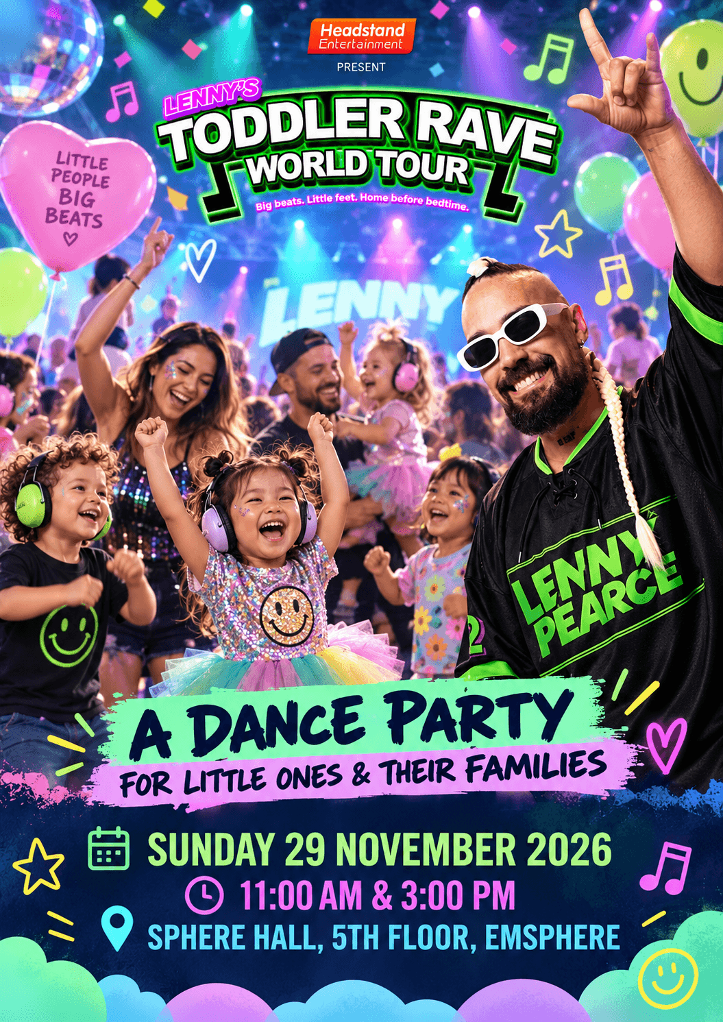Lenny Pearce’s Toddler Rave