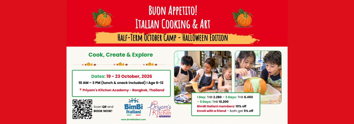 BimBi Italiani Half-Term October Camp – Halloween Edition