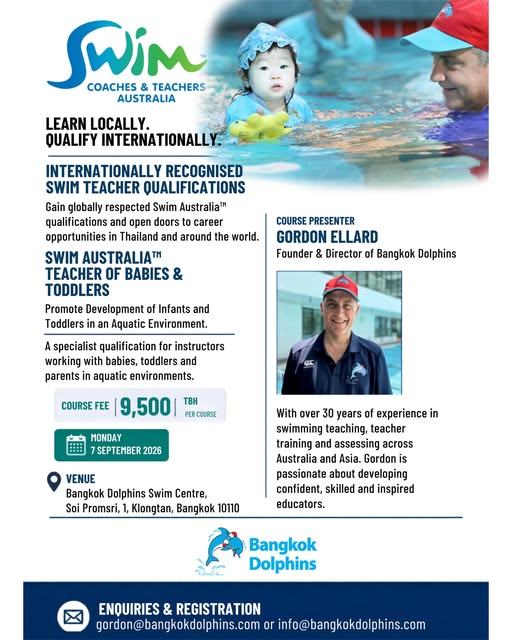 Bangkok Dolphins Babies & Toddlers with Swim Australia™