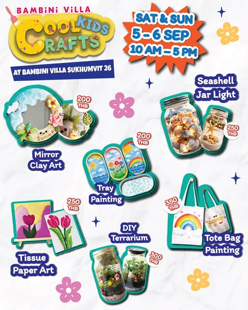 Bambini Villa Cool Kids Crafts | 5–6 Sep