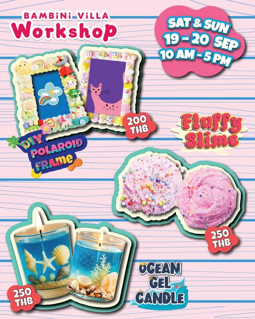 Bambini Villa Weekend Activities for Kids | 19–20 Sep
