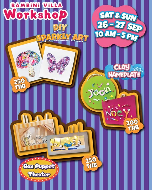 Bambini Villa Weekend Activities for Kids | 26–27 Sep