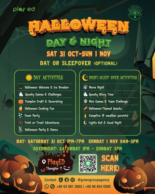 PlayED by Greengroupagency Halloween Day & Night
