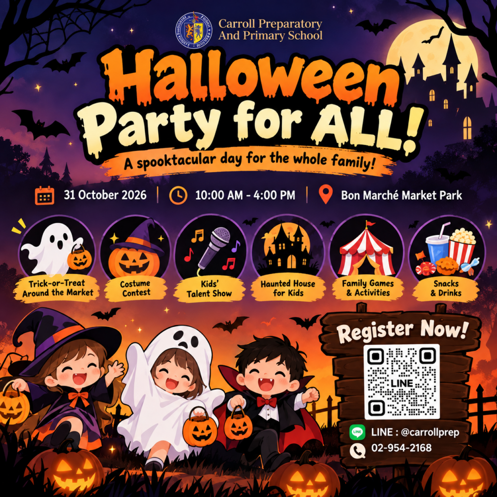Carroll Preparatory School Halloween Party for ALL!
