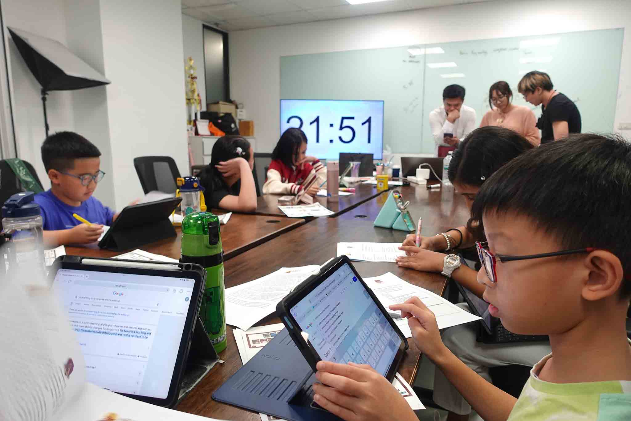 A Team - Students in class