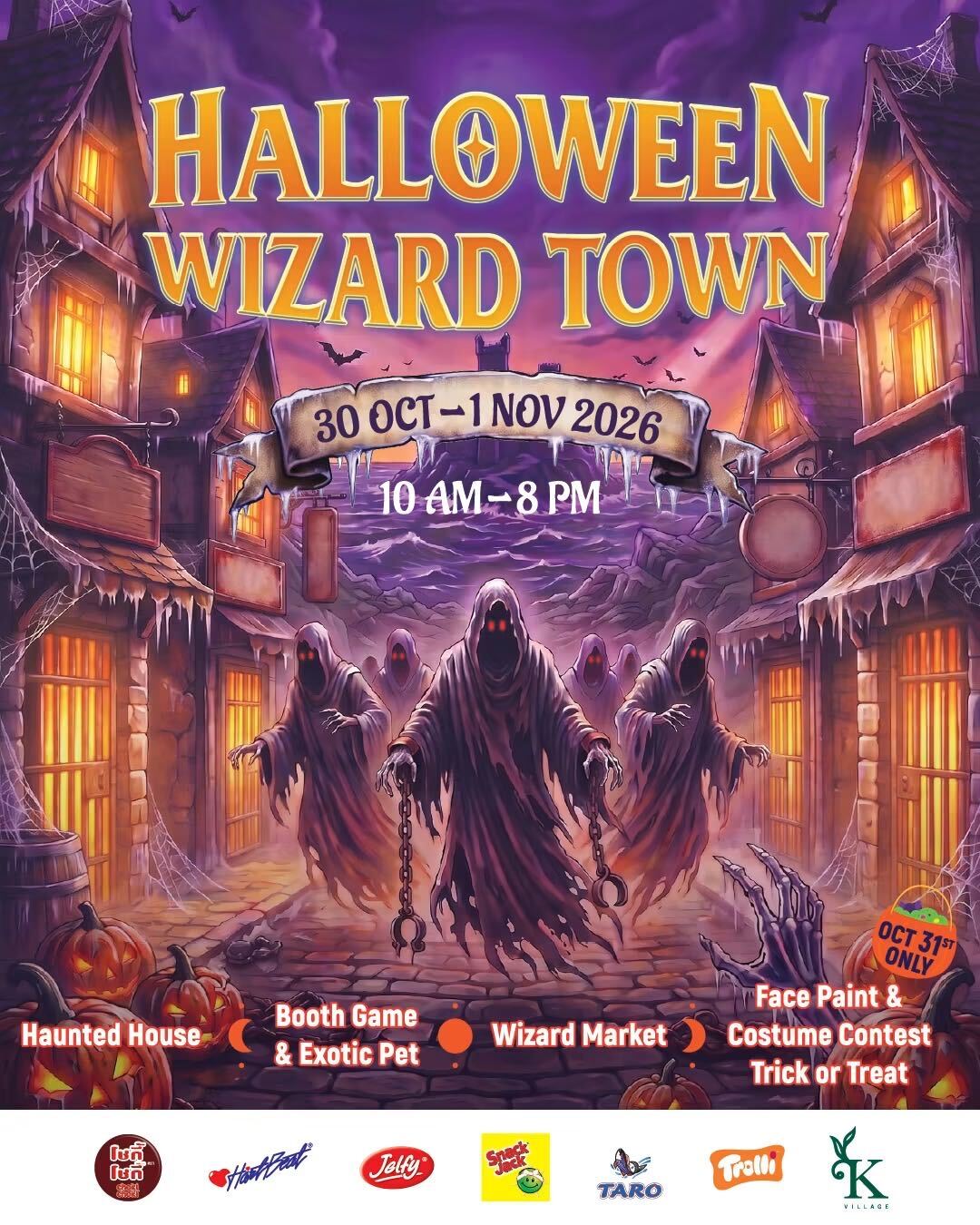 K Village Halloween Wizard Town