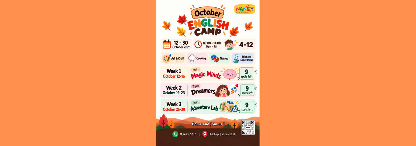 Nancy Language School October English Camp