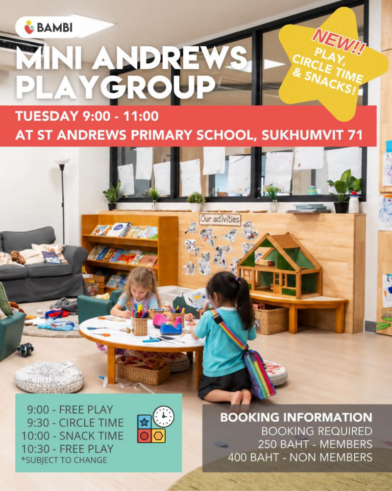 BAMBI Bangkok NEW Mini Andrews Playgroup